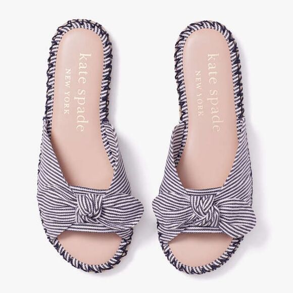 Kate Spade Saltie Shore Flat Mule Sandal 6.5 NIB - Picture 1 of 11